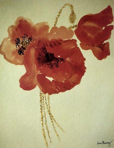Mohnblumen vom Kornfeld von Joan Thewsey